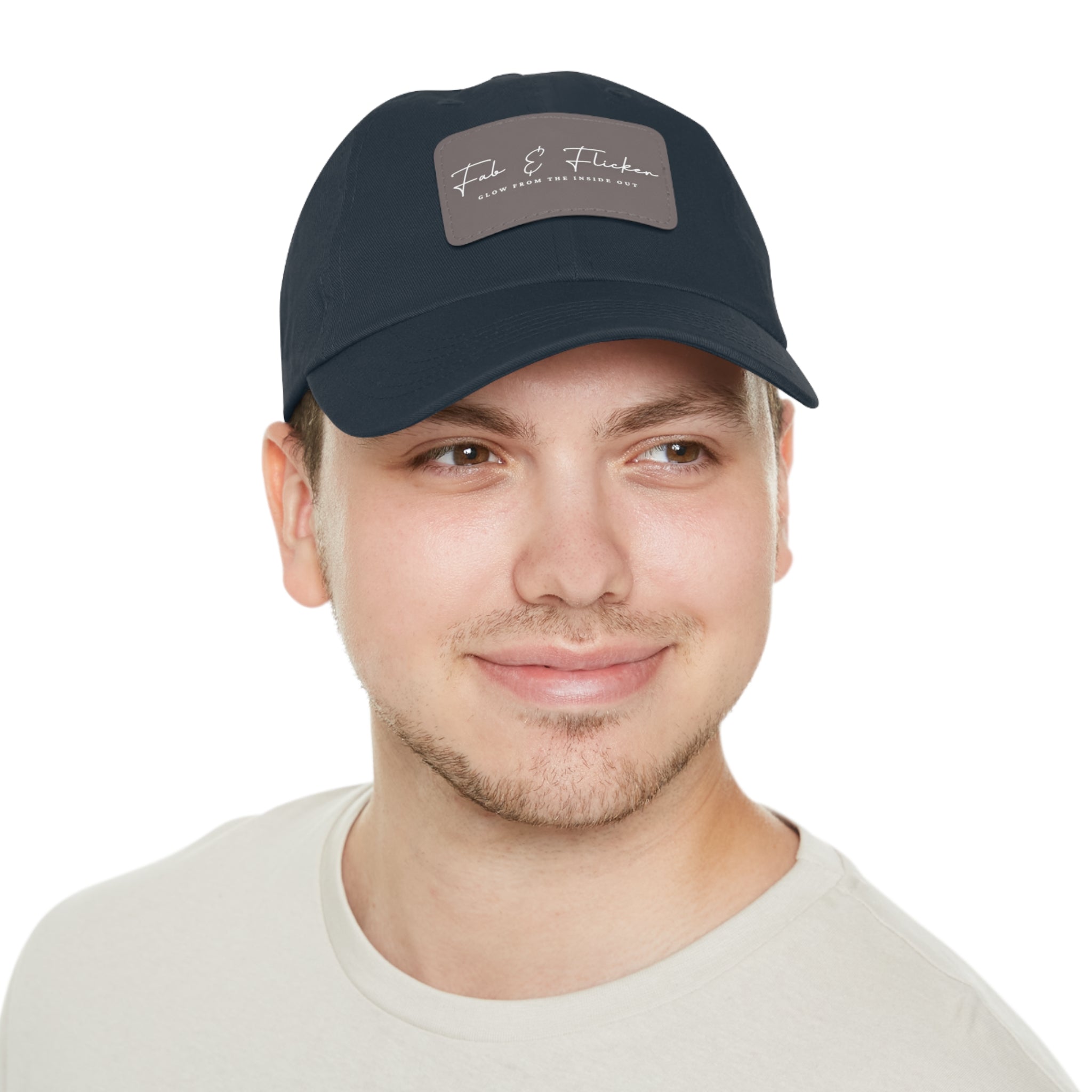 Fab & Flicker Stylish Hat with Leather Patch - Glow from the Inside Out