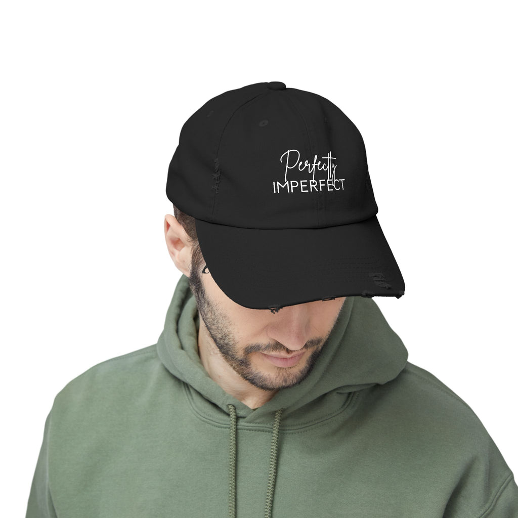 Distressed Cap - Trendy Unisex Hat for Casual Wear