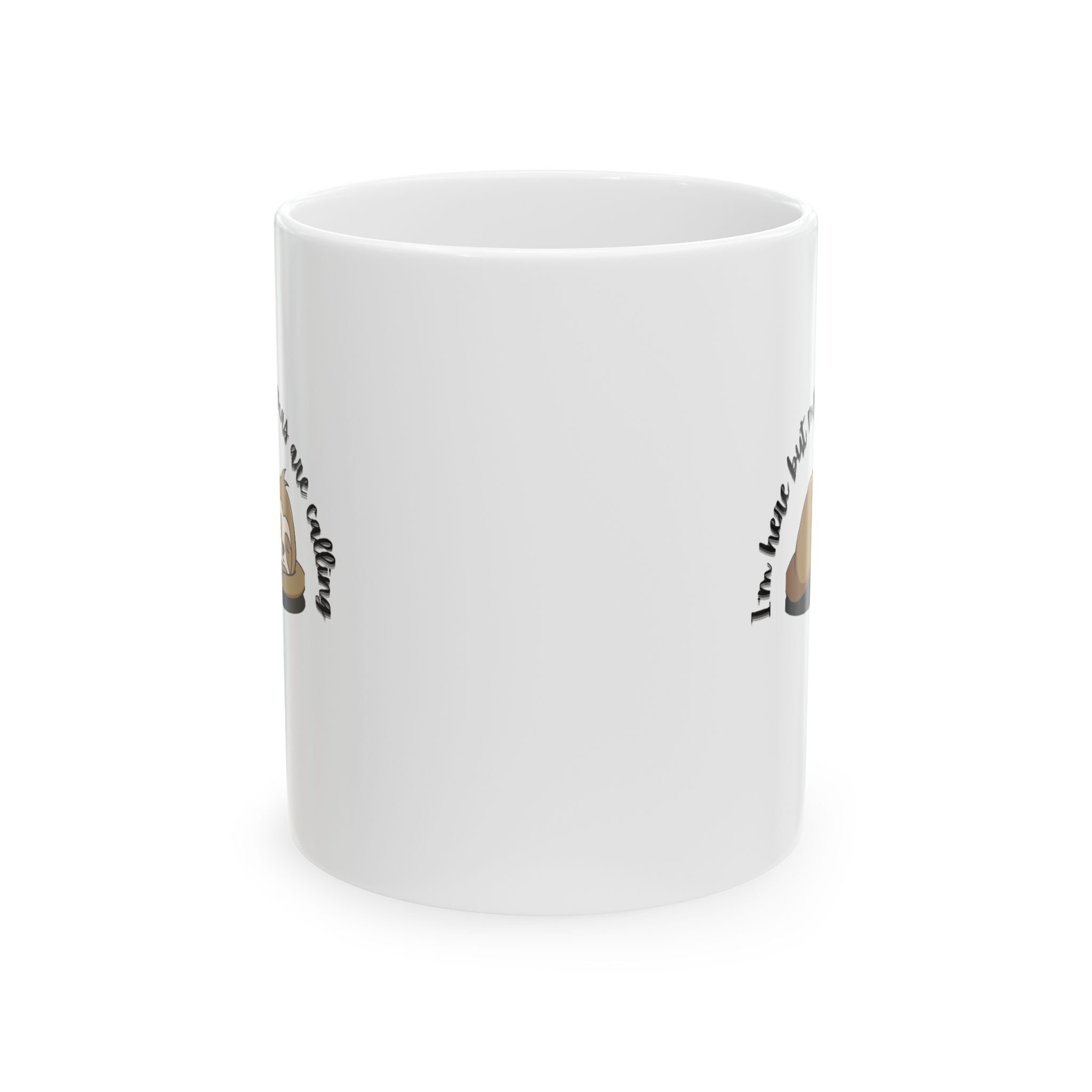 Sleepy Sloth Ceramic Mug