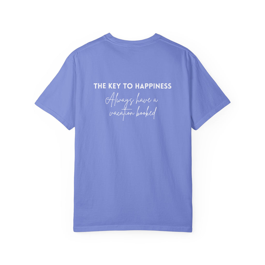 Comfort Colors Garment-Dyed Travel T-Shirt - 'We Trippin' & 'The Key to Happiness'