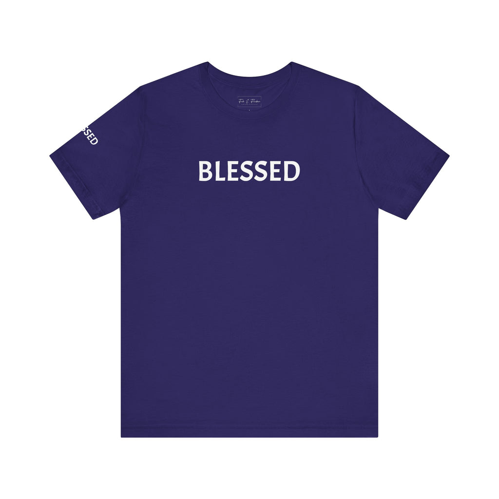 Inspirational Short Sleeve Tee - Blessed