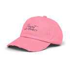 Distressed Cap - Trendy Unisex Hat for Casual Wear