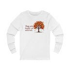 Autumn Tree Long Sleeve Tee - Cozy Fall Shirt