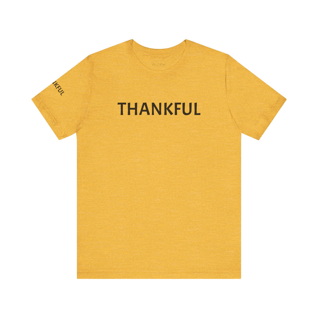 Inspirational Short Sleeve Tee - Thankful
