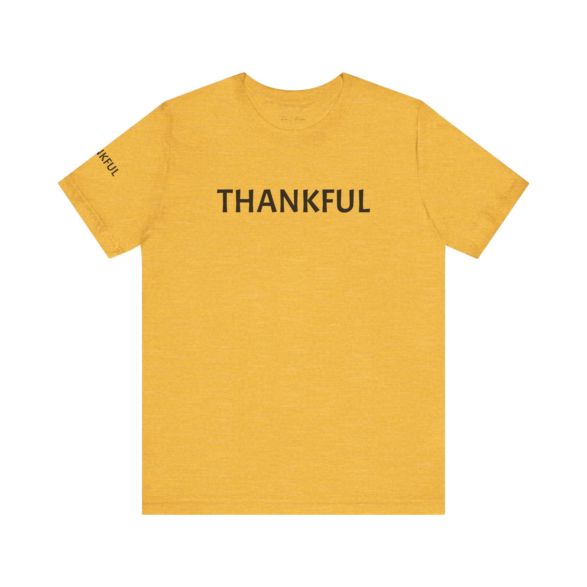 Inspirational Short Sleeve Tee - Thankful
