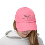 Distressed Cap - Trendy Unisex Hat for Casual Wear