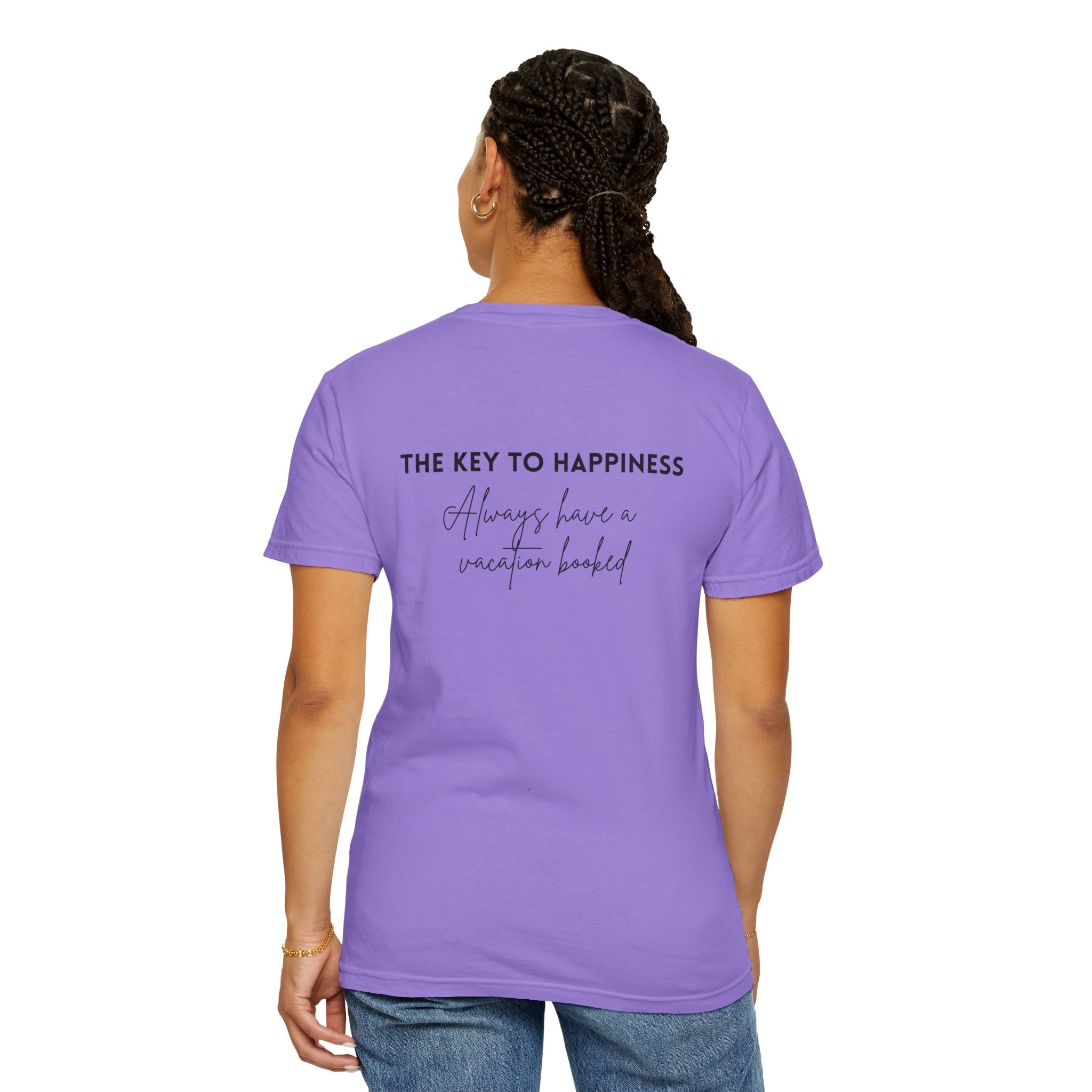 Comfort Colors Garment-Dyed Travel T-Shirt - 'We Trippin' & 'The Key to Happiness'
