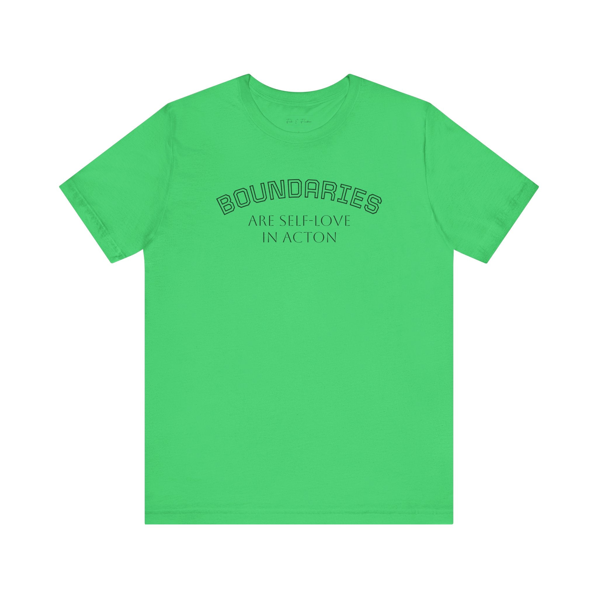 Self-Love Boundaries Tee, Unisex Jersey T-Shirt, Positive Affirmation Shirt, Conscious Living Apparel, Mindfulness Gift