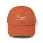 Distressed Cap - Trendy Unisex Hat for Casual Wear