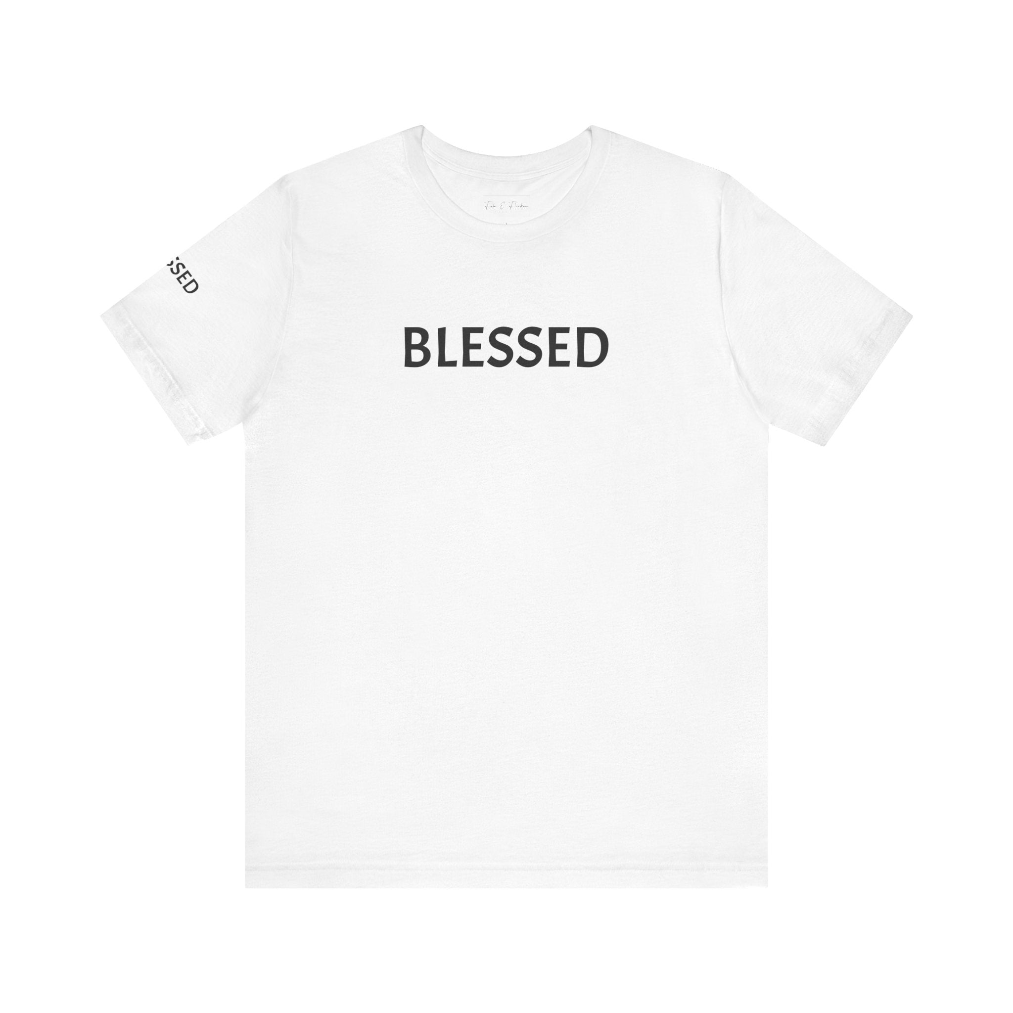 Inspirational Short Sleeve Tee - Blessed