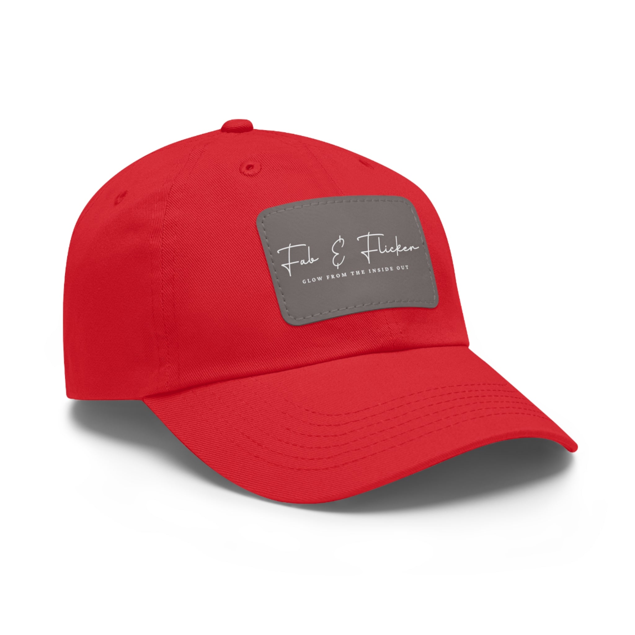 Fab & Flicker Stylish Hat with Leather Patch - Glow from the Inside Out