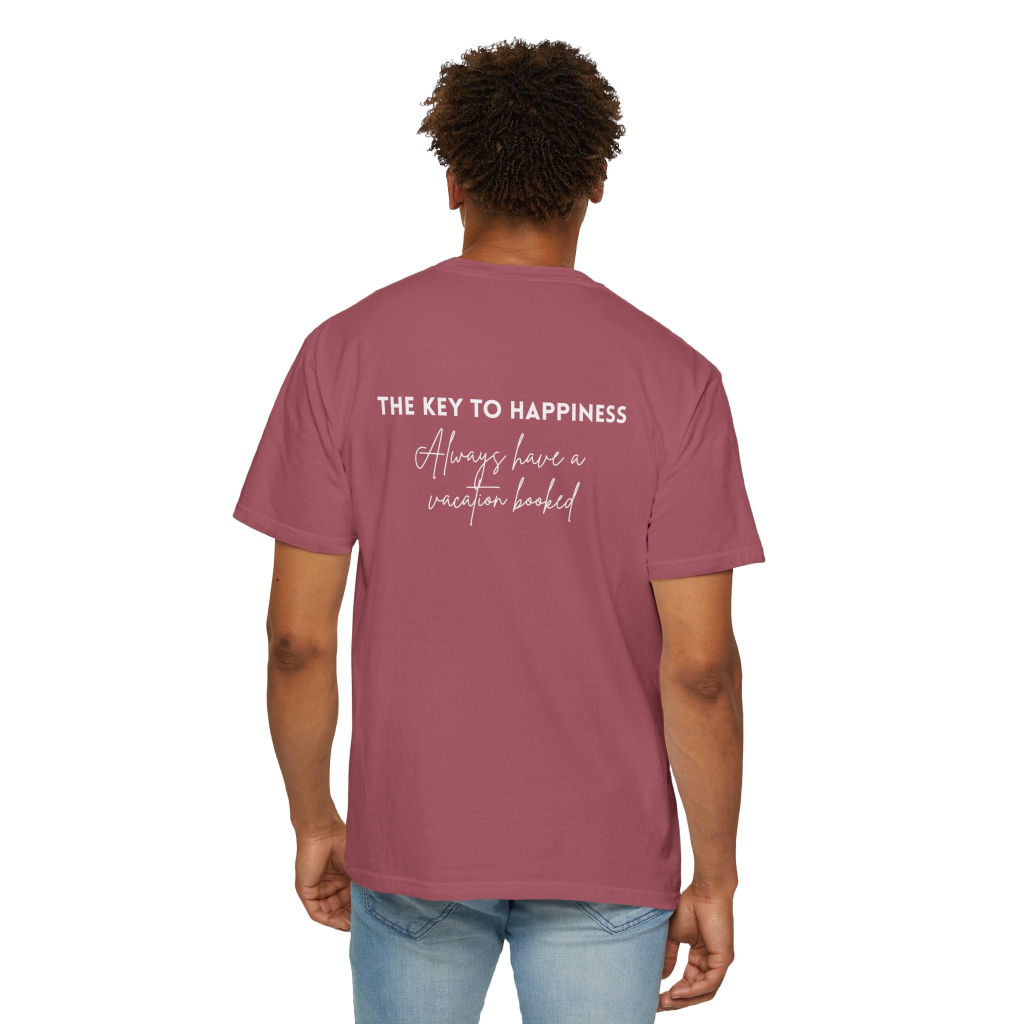 Comfort Colors Garment-Dyed Travel T-Shirt - 'We Trippin' & 'The Key to Happiness'