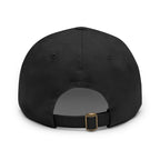 Stylish Dad Hat, Casual Everyday Wear, Father's Day Gift, Outdoor & Fun, Adjustable Cap, Unique Leather Patch Design