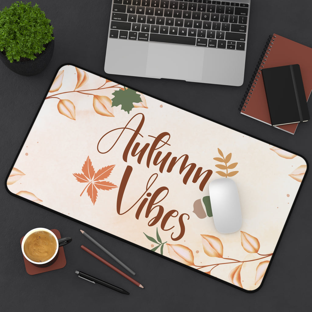 Autumn Vibes Desk Mat - Cozy Fall Office Decor, Seasonal Desk Accessories, Gamer Mouse Pad, Autumn Home Office Gift, Rustic Style [...]