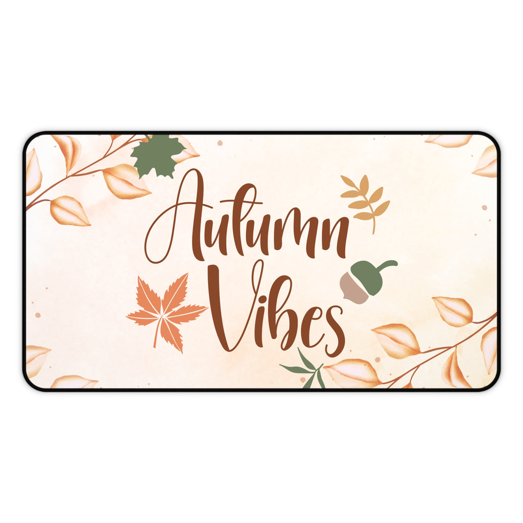 Autumn Vibes Desk Mat - Cozy Fall Office Decor, Seasonal Desk Accessories, Gamer Mouse Pad, Autumn Home Office Gift, Rustic Style [...]
