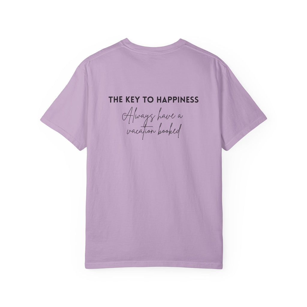 Comfort Colors Garment-Dyed Travel T-Shirt - 'We Trippin' & 'The Key to Happiness'