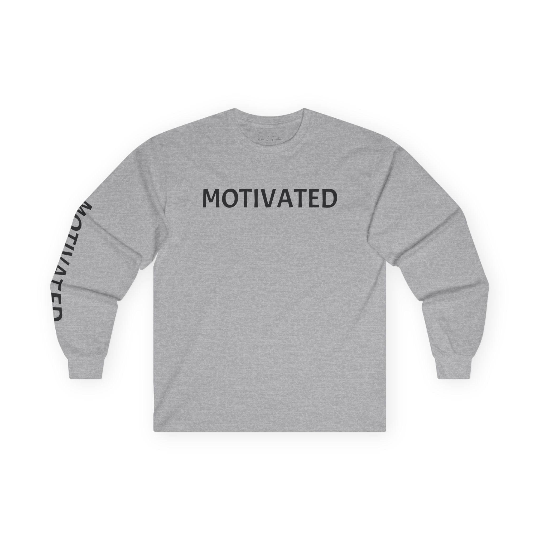 Inspirational Long Sleeve Tee - Motivated