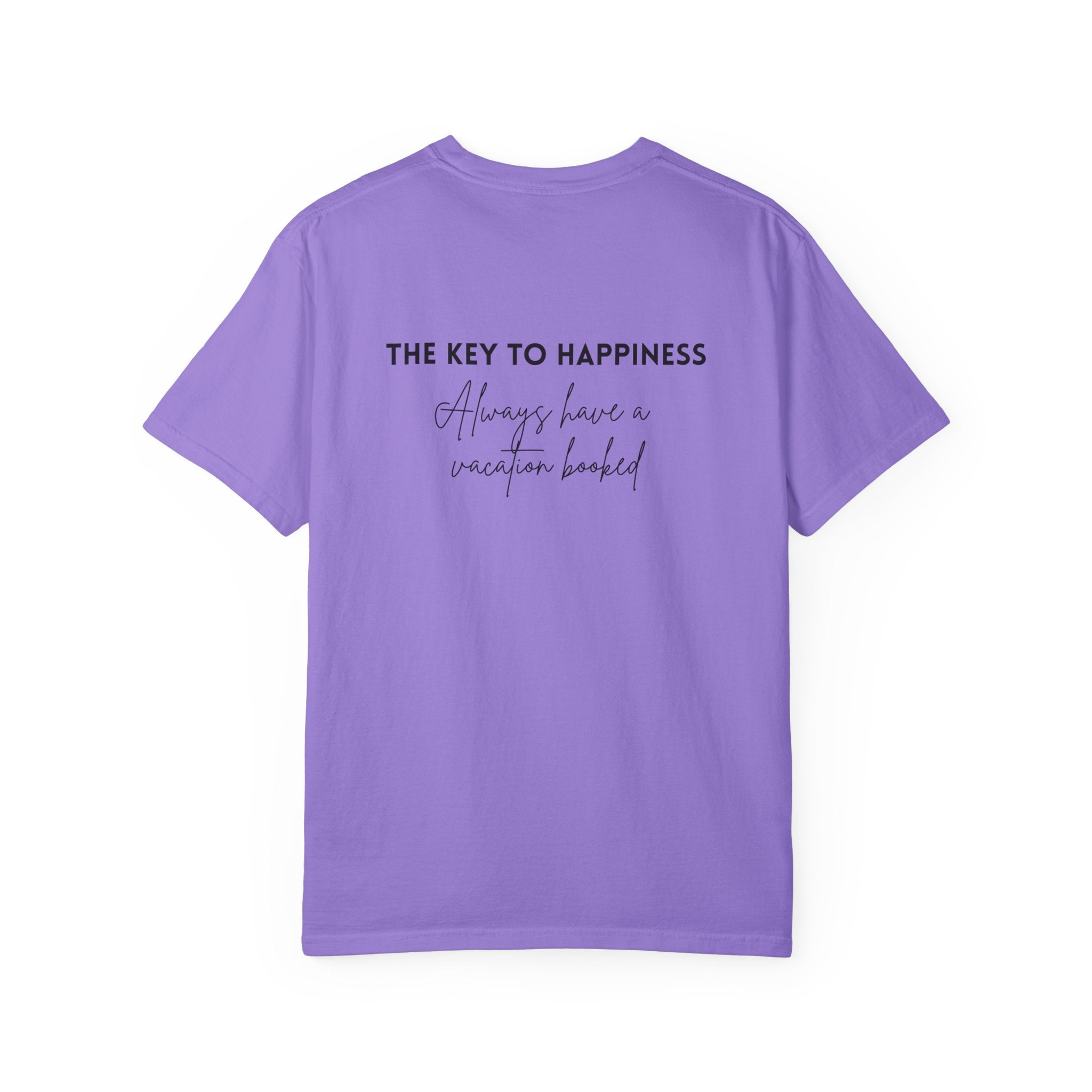 Comfort Colors Garment-Dyed Travel T-Shirt - 'We Trippin' & 'The Key to Happiness'