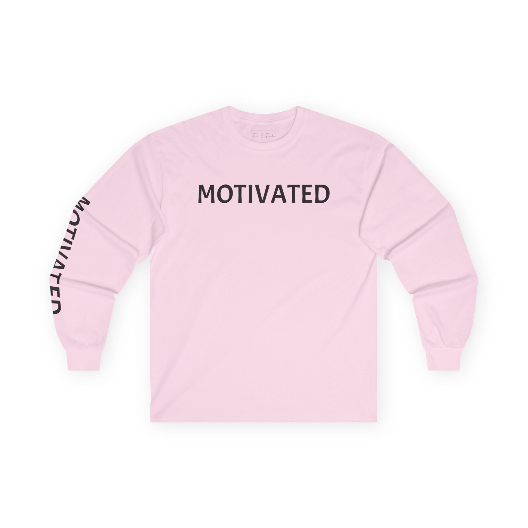 Inspirational Long Sleeve Tee - Motivated