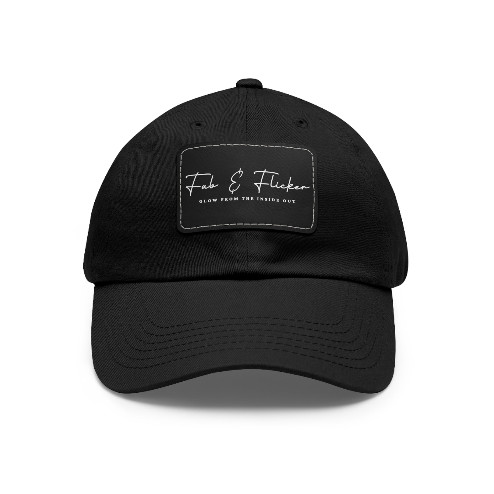 Fab & Flicker Stylish Hat with Leather Patch - Glow from the Inside Out