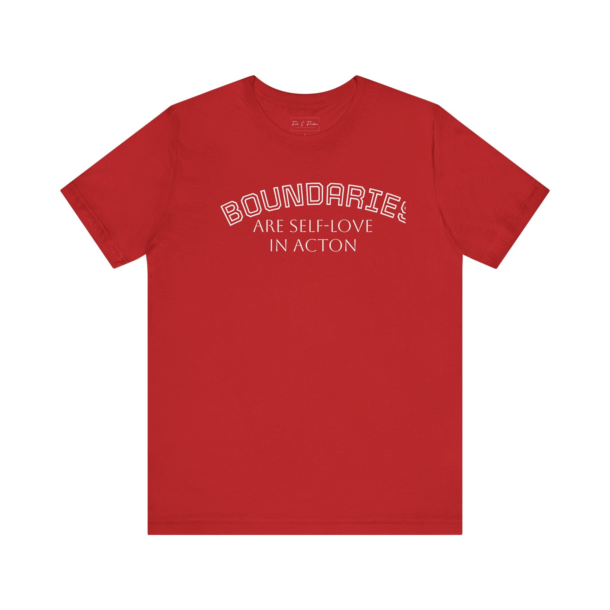 Self-Love Boundaries Tee, Unisex Jersey T-Shirt, Positive Affirmation Shirt, Conscious Living Apparel, Mindfulness Gift