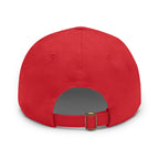 Stylish Dad Hat, Casual Everyday Wear, Father's Day Gift, Outdoor & Fun, Adjustable Cap, Unique Leather Patch Design