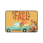 Fall-Themed Desk Mat, Festive Desk Accessories, Fall Decor, Home Office Mat, Seasonal Office Supplies, Gift for Fall Lovers