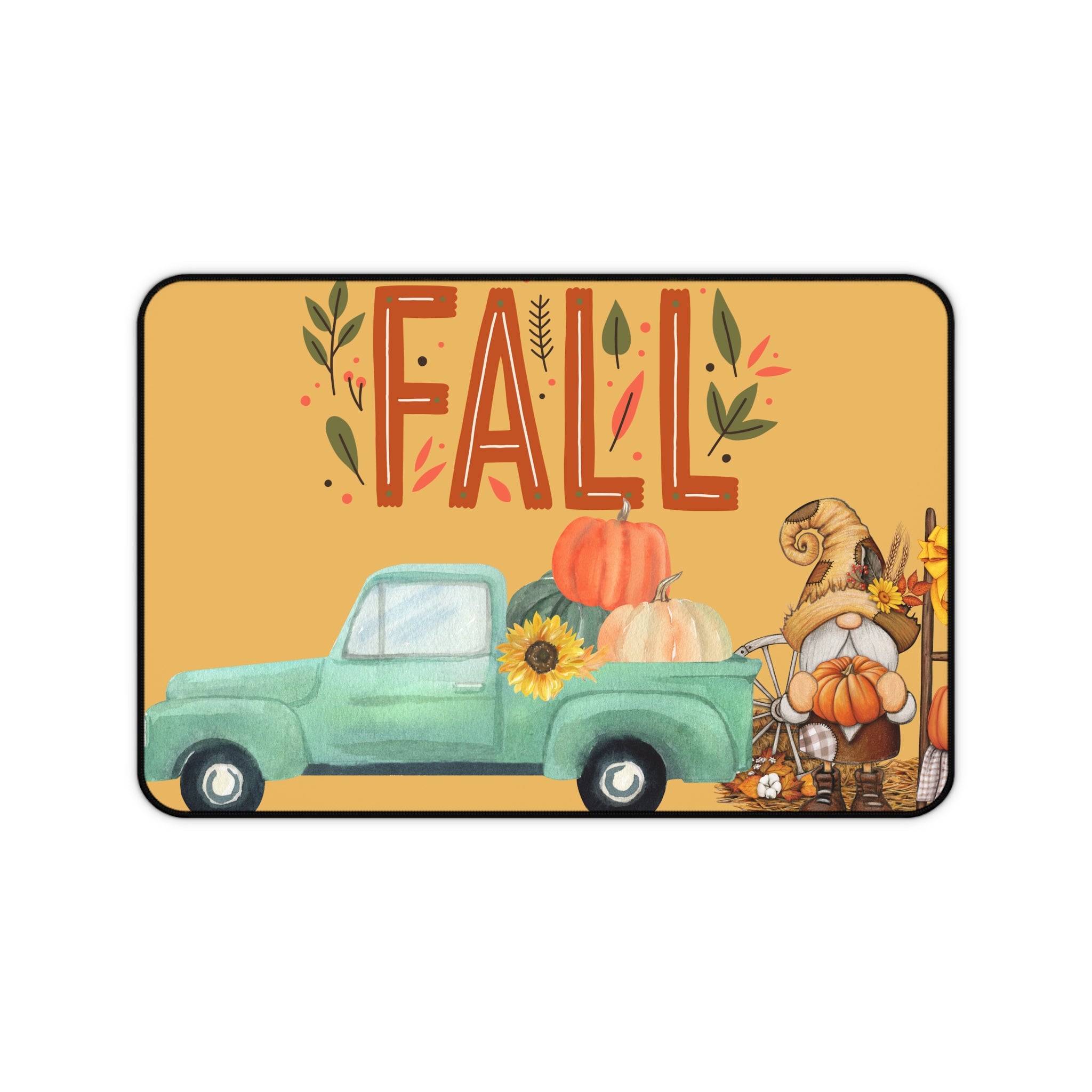 Fall-Themed Desk Mat, Festive Desk Accessories, Fall Decor, Home Office Mat, Seasonal Office Supplies, Gift for Fall Lovers