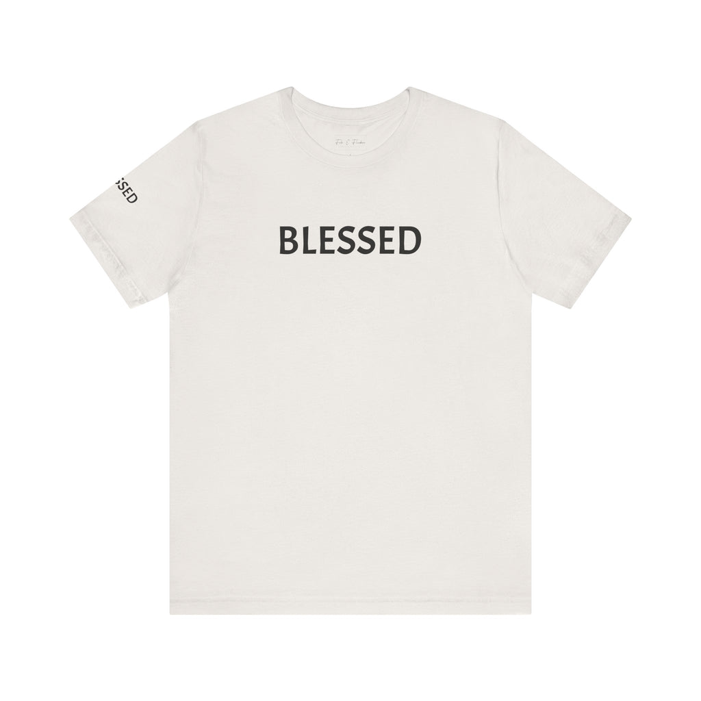 Inspirational Short Sleeve Tee - Blessed