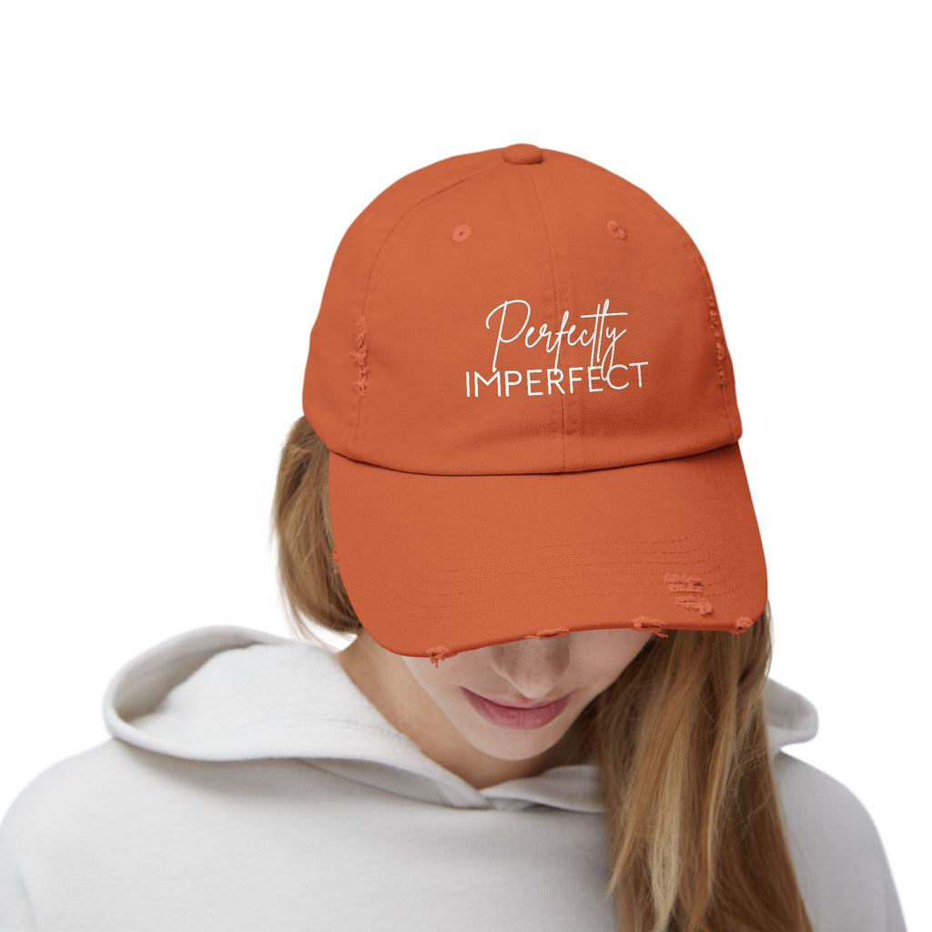 Distressed Cap - Trendy Unisex Hat for Casual Wear