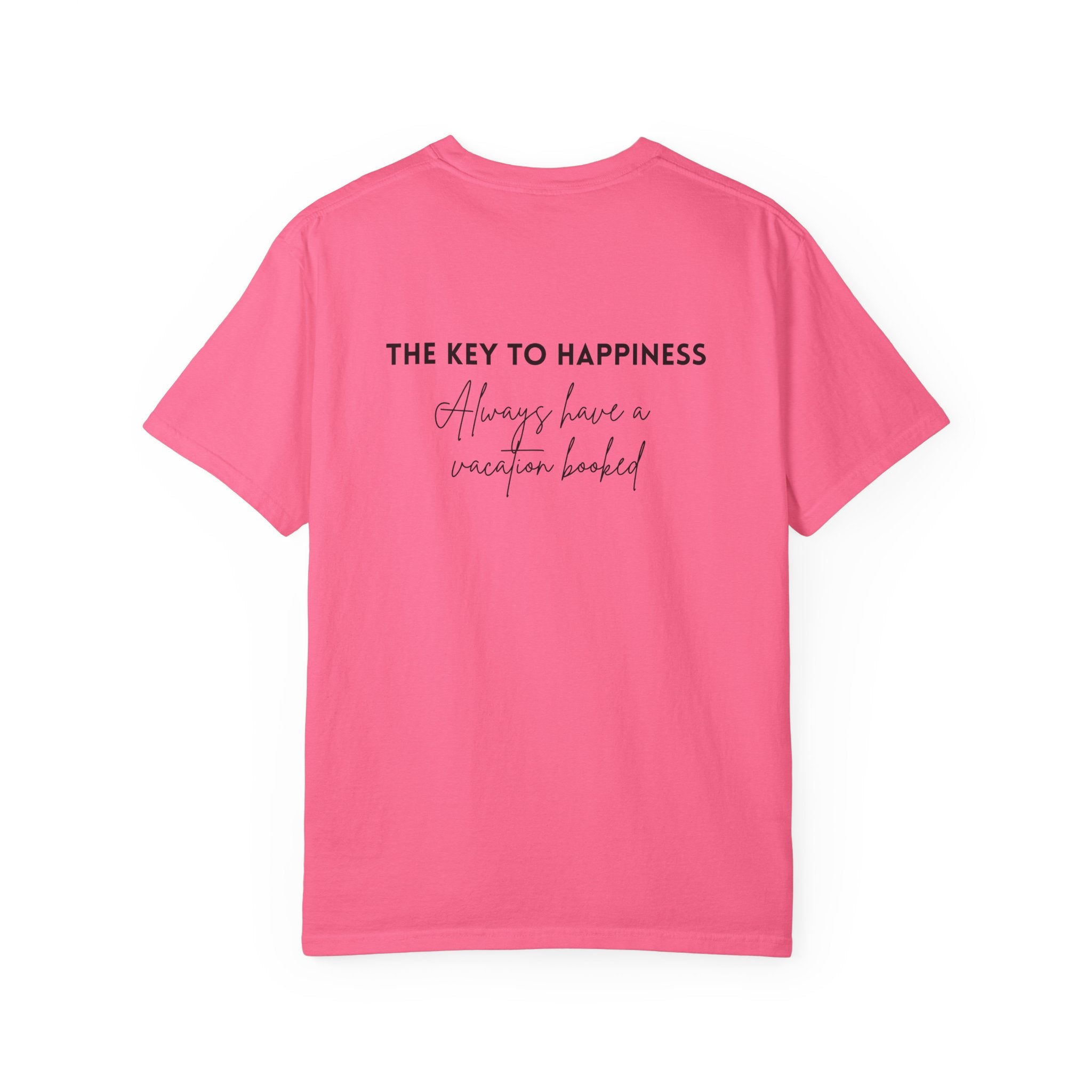 Comfort Colors Garment-Dyed Travel T-Shirt - 'We Trippin' & 'The Key to Happiness'
