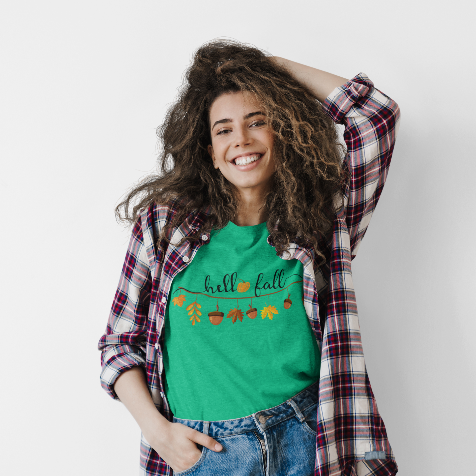 Fall-Themed Unisex T-Shirt - Hello Fall Graphic Tee, Autumn Apparel, Seasonal Gift, Cozy Casual Wear, Halloween Top