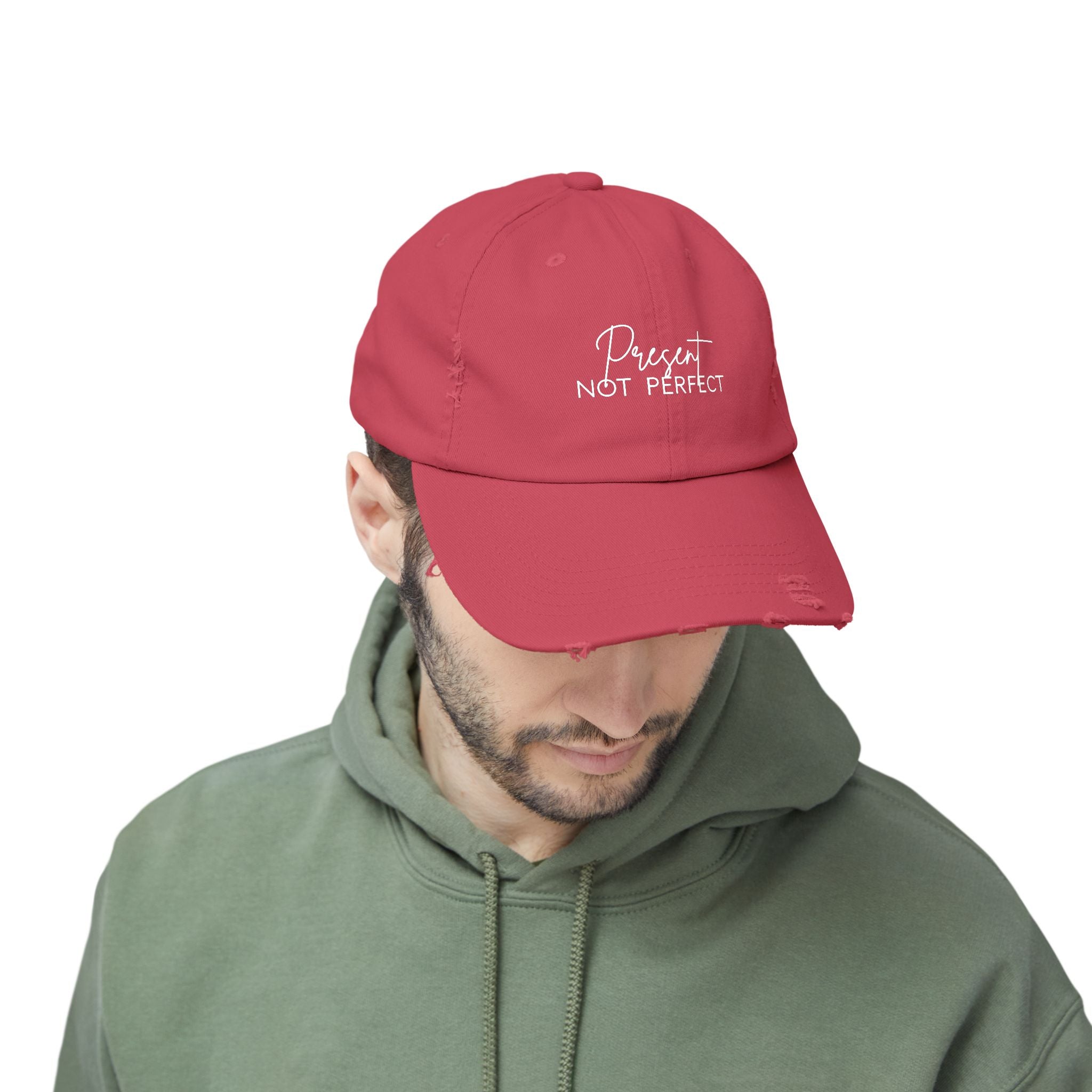 Distressed Cap - Trendy Unisex Hat for Casual Wear