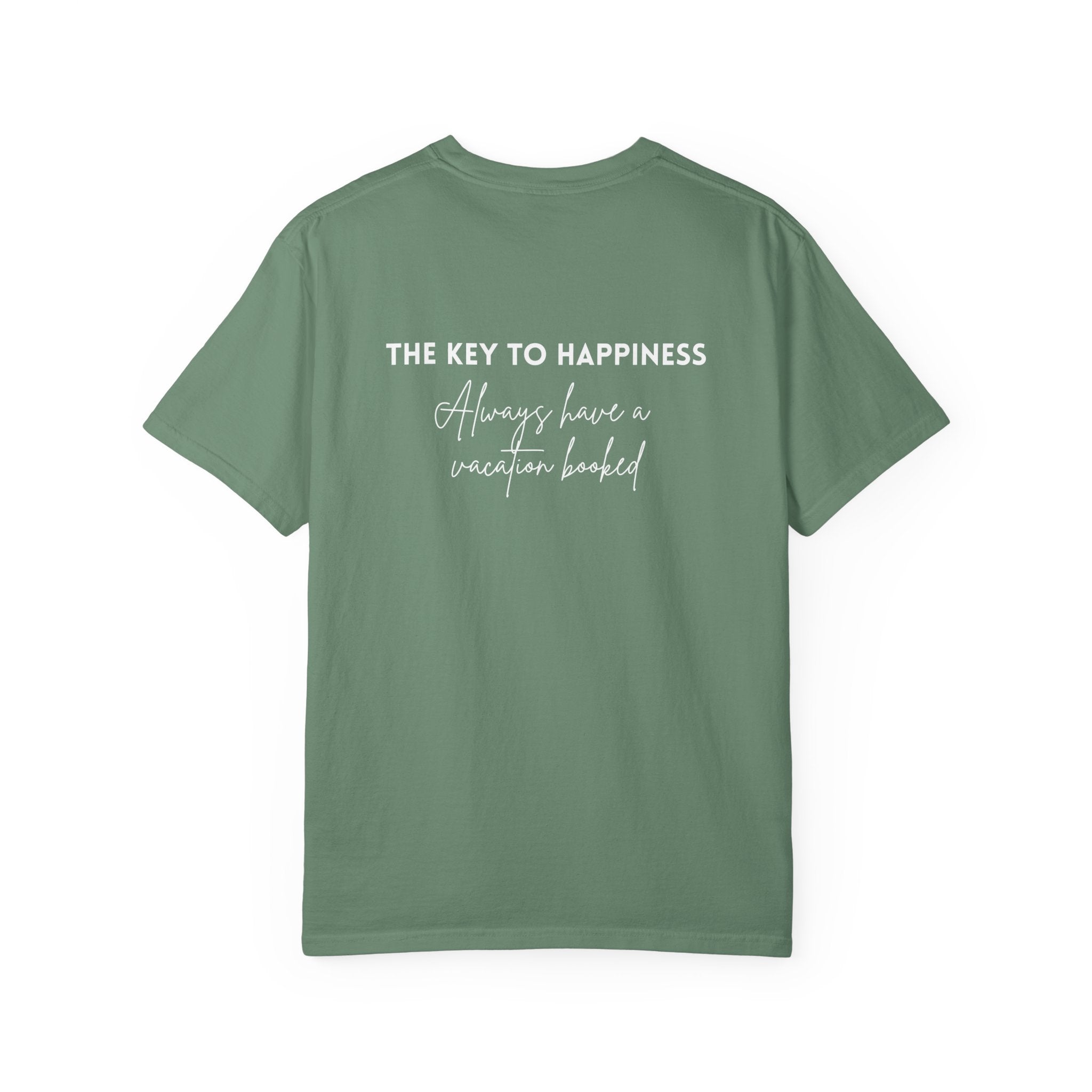 Comfort Colors Garment-Dyed Travel T-Shirt - 'We Trippin' & 'The Key to Happiness'