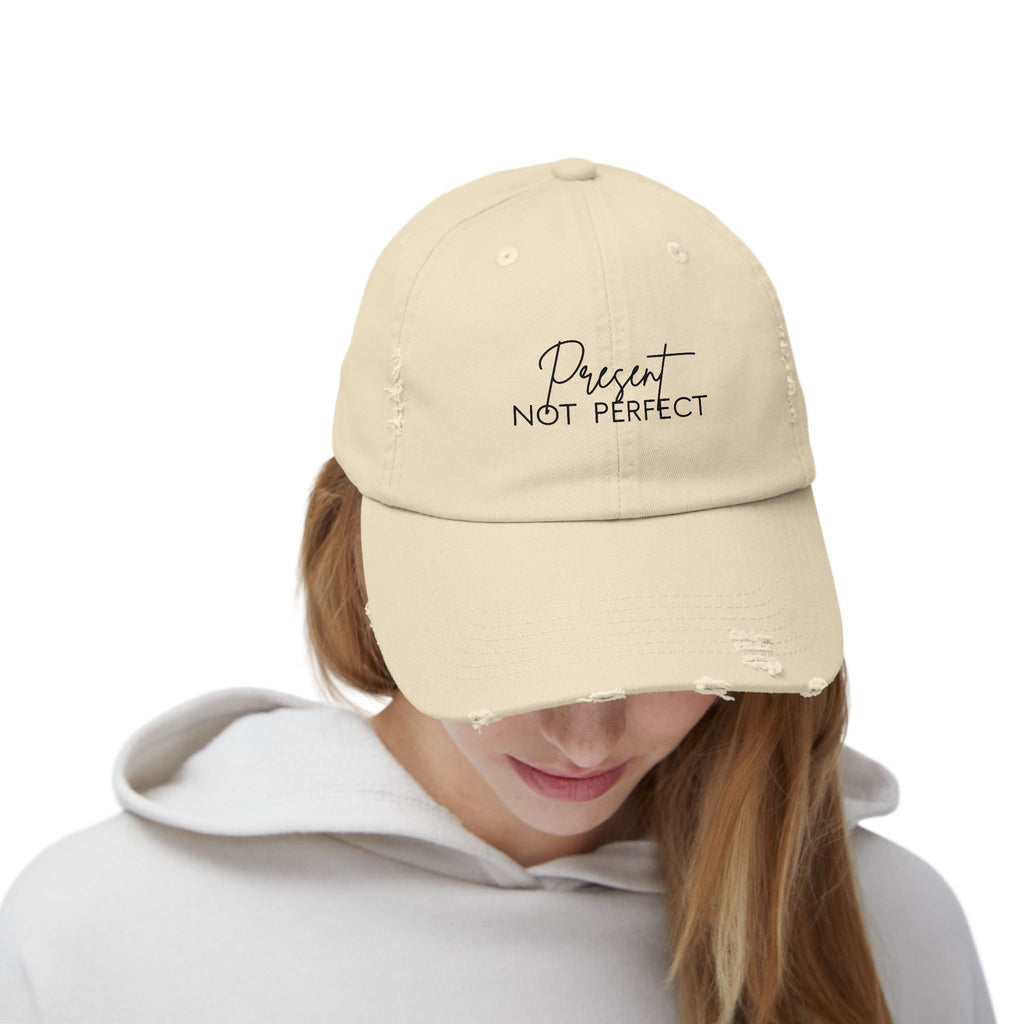 Distressed Cap - Trendy Unisex Hat for Casual Wear