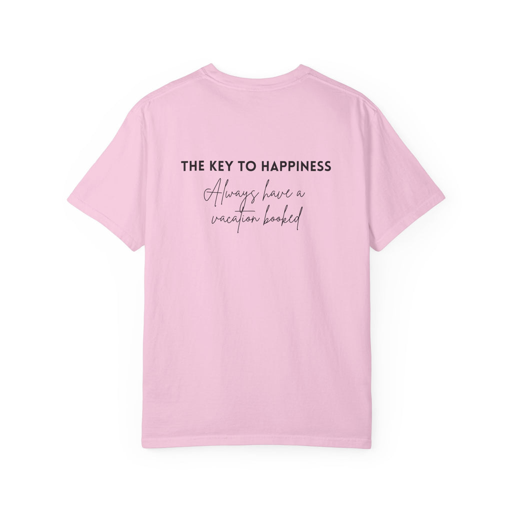 Comfort Colors Garment-Dyed Travel T-Shirt - 'We Trippin' & 'The Key to Happiness'