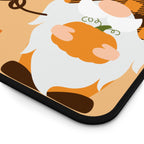 Autumn Gnome Desk Mat - Hello Pumpkin Design, Perfect for Home Office, Fall Decor, Workstation Upgrade, Seasonal Gift