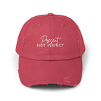 Distressed Cap - Trendy Unisex Hat for Casual Wear