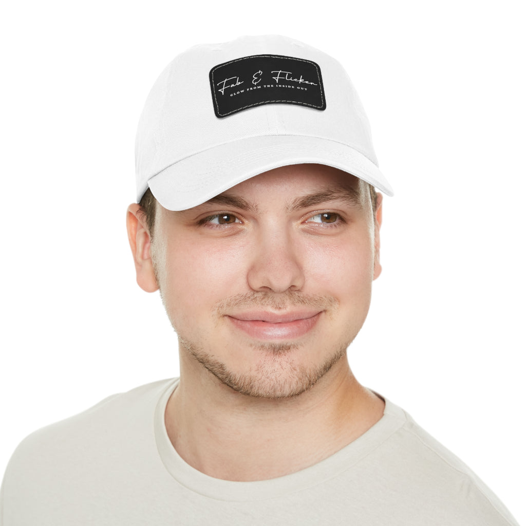 Fab & Flicker Stylish Hat with Leather Patch - Glow from the Inside Out