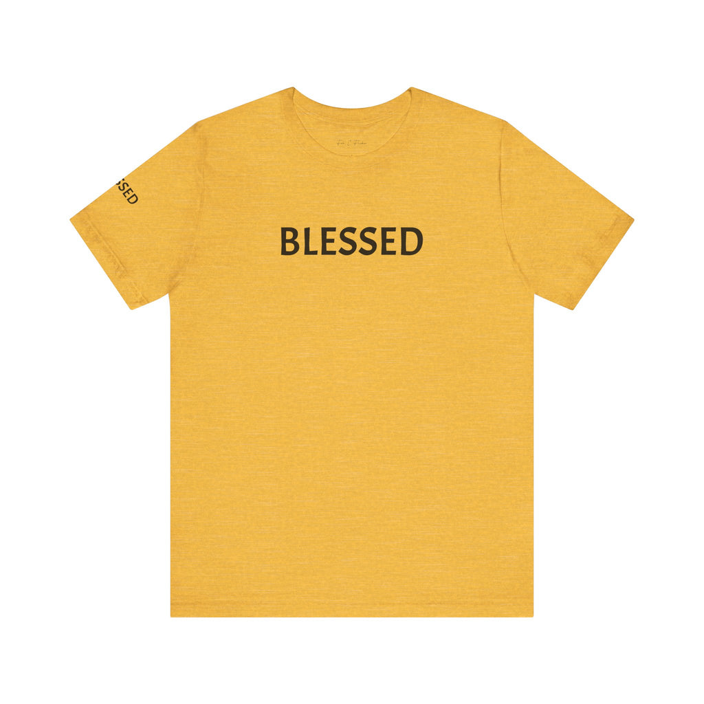 Inspirational Short Sleeve Tee - Blessed