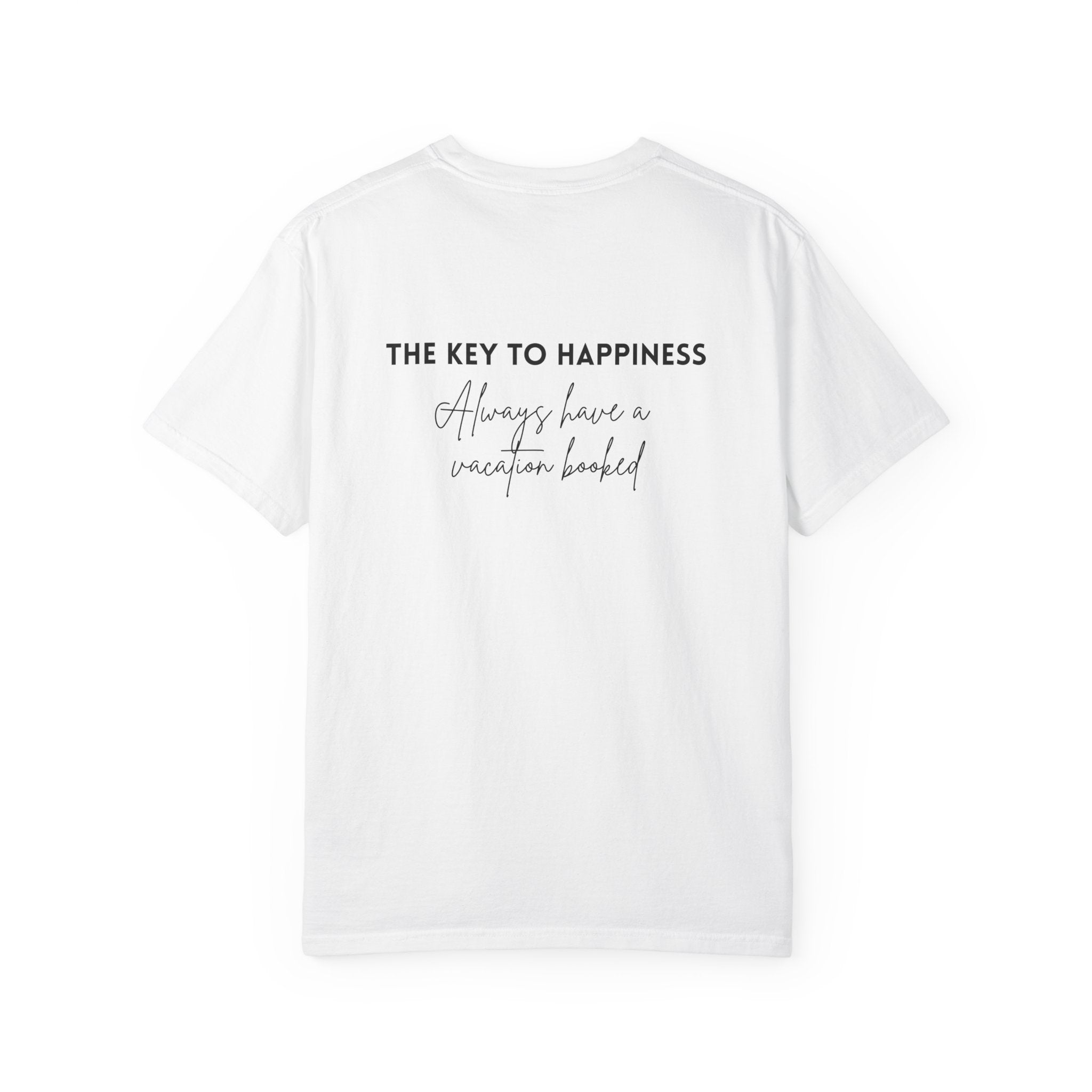 Comfort Colors Garment-Dyed Travel T-Shirt - 'We Trippin' & 'The Key to Happiness'