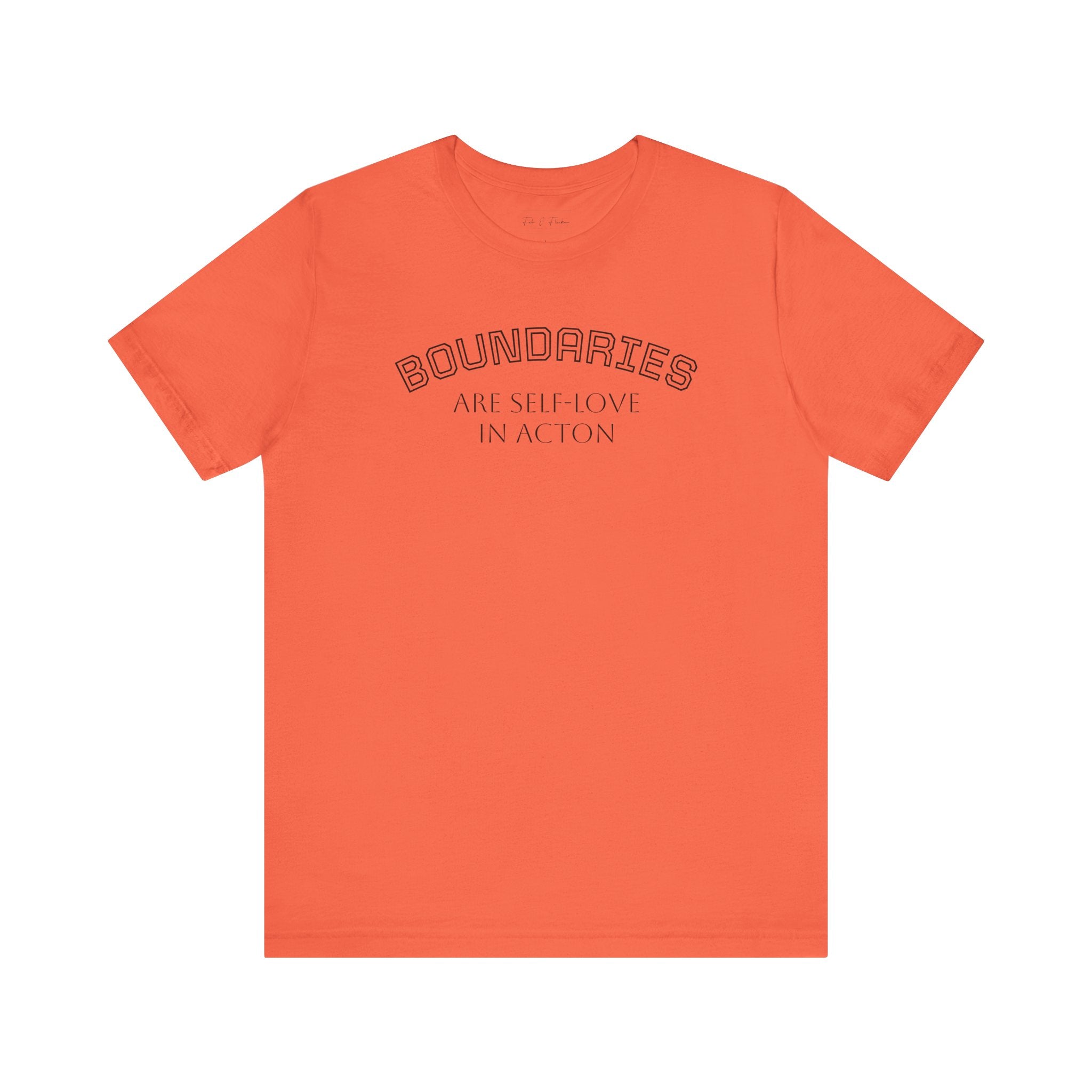 Self-Love Boundaries Tee, Unisex Jersey T-Shirt, Positive Affirmation Shirt, Conscious Living Apparel, Mindfulness Gift