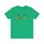 Fall-Themed Unisex T-Shirt - Hello Fall Graphic Tee, Autumn Apparel, Seasonal Gift, Cozy Casual Wear, Halloween Top