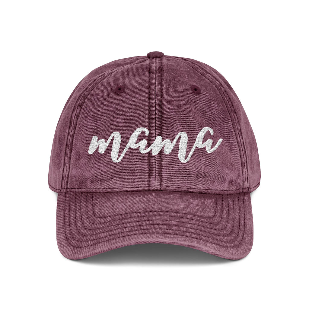 Vintage Mama Cap - Embroidered Cotton Baseball Hat