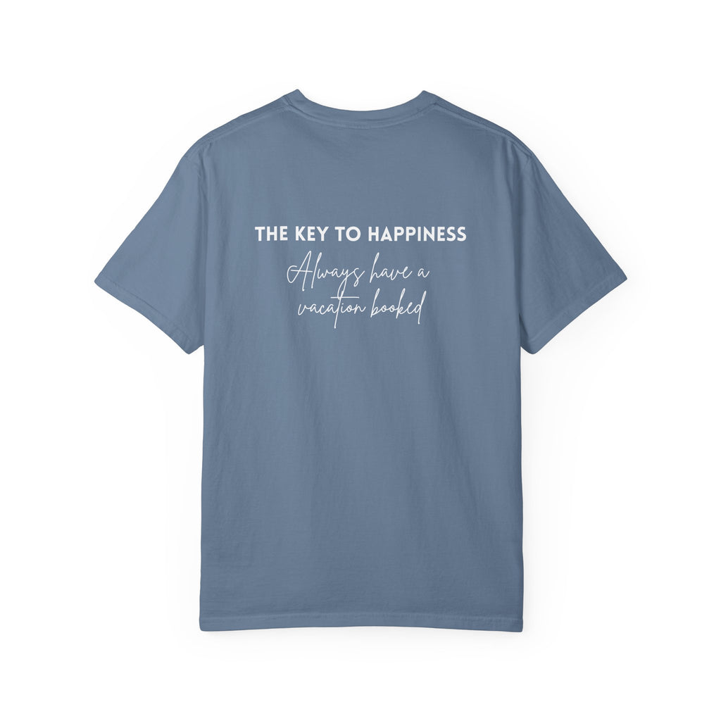 Comfort Colors Garment-Dyed Travel T-Shirt - 'We Trippin' & 'The Key to Happiness'