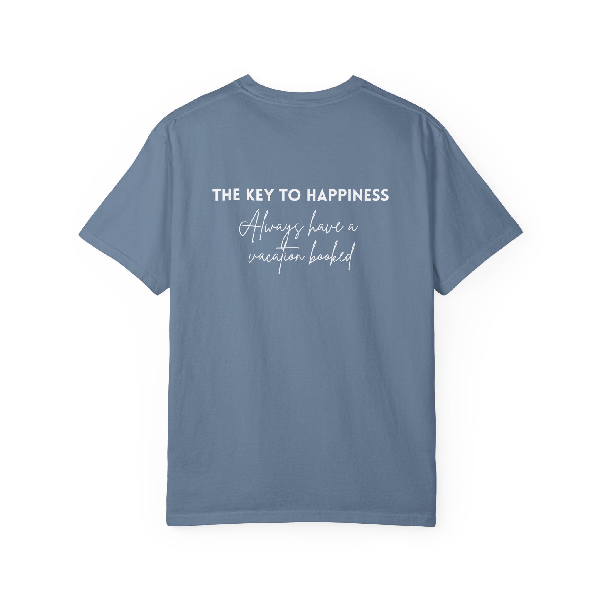 Comfort Colors Garment-Dyed Travel T-Shirt - 'We Trippin' & 'The Key to Happiness'