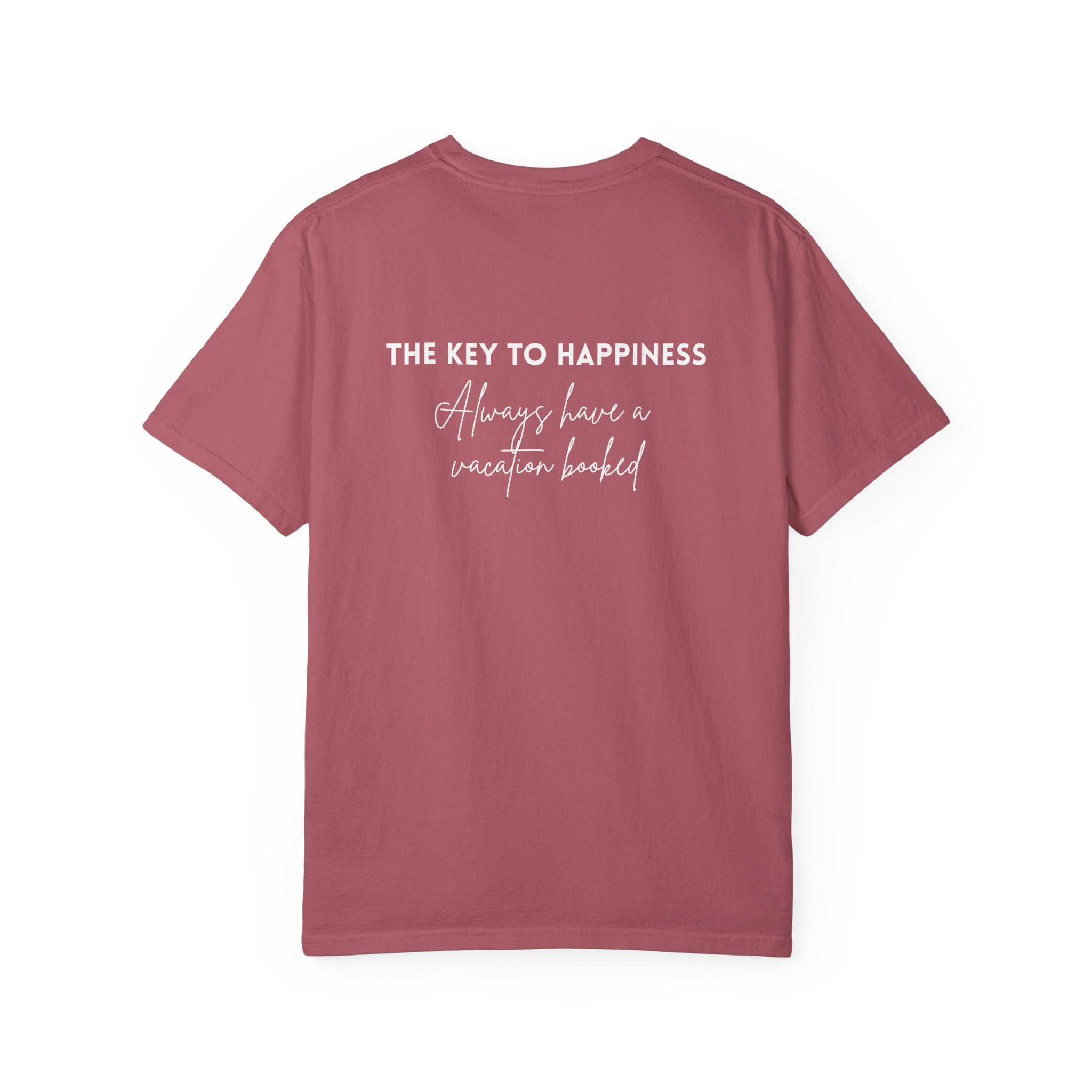 Comfort Colors Garment-Dyed Travel T-Shirt - 'We Trippin' & 'The Key to Happiness'