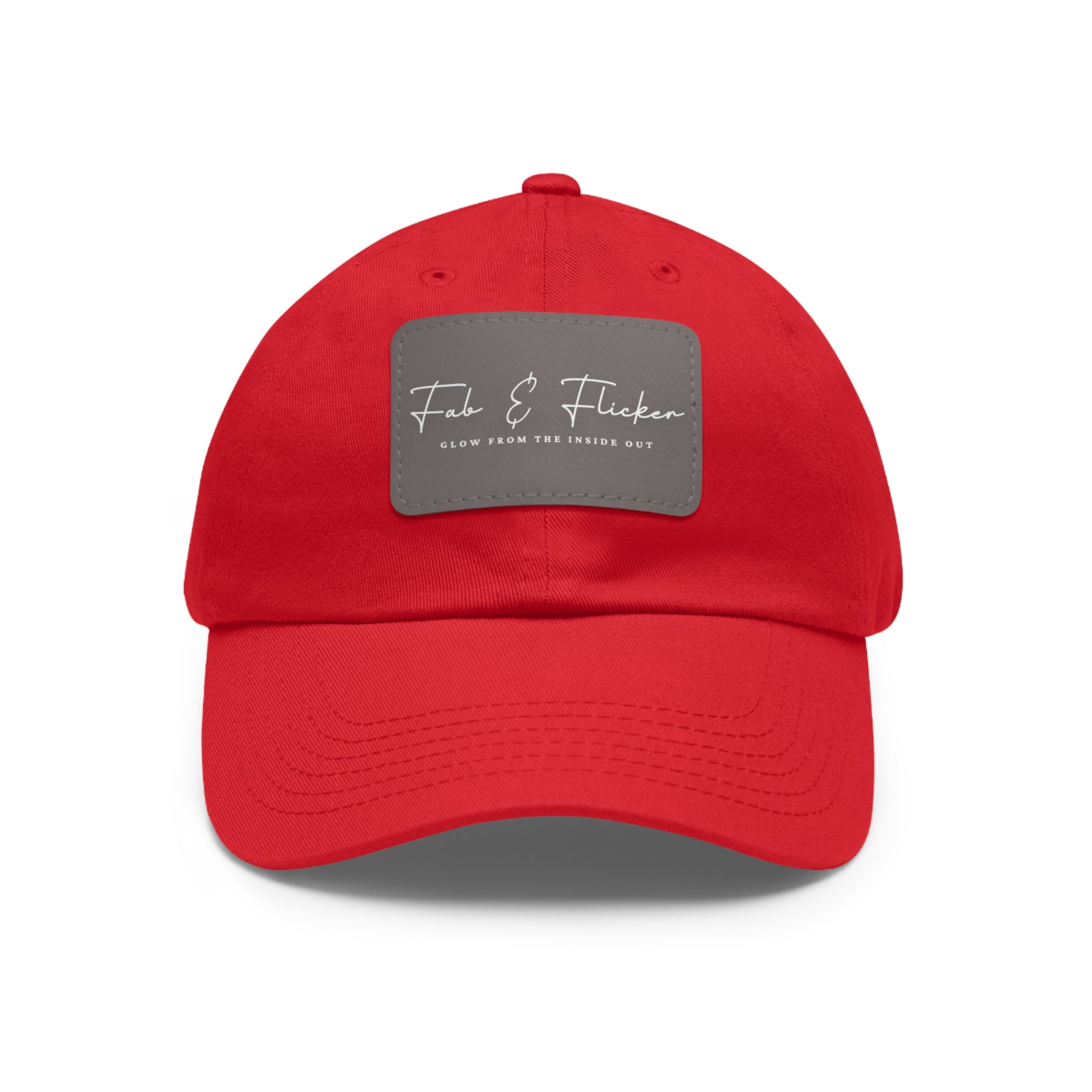 Fab & Flicker Stylish Hat with Leather Patch - Glow from the Inside Out