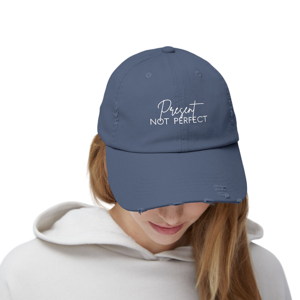 Distressed Cap - Trendy Unisex Hat for Casual Wear