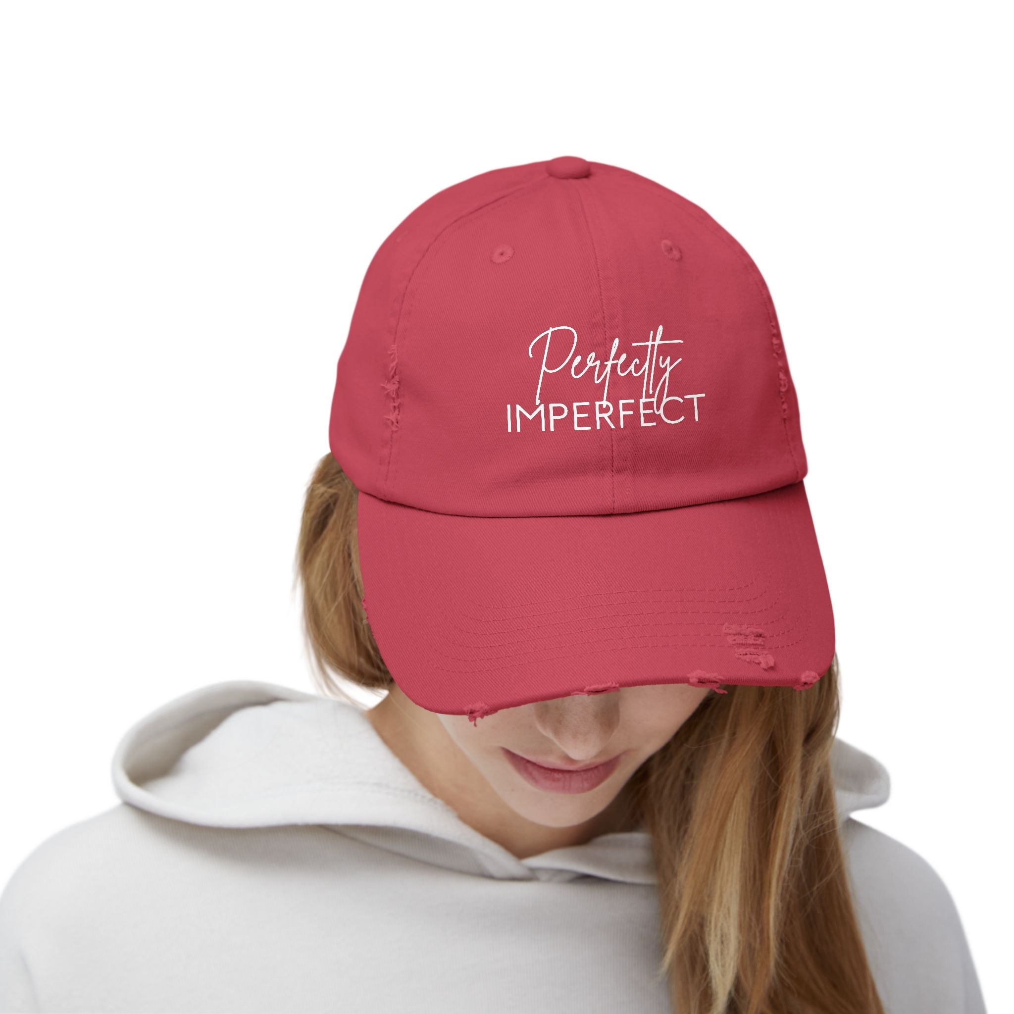 Distressed Cap - Trendy Unisex Hat for Casual Wear